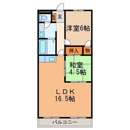 レナジア神領の物件間取画像